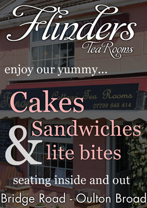 Flinders Tea Rooms in Oulton Broad